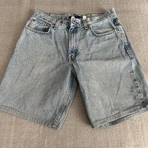 [33/34]J. Crew Light Wash Blue Jean Shorts 9” Relaxed Fit Canada